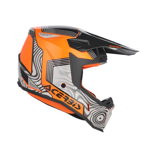 Casco Acerbis Whoops Grey Orange - Micasco.es - Tu tienda de cascos de moto
