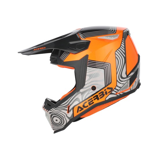 Casco Acerbis Whoops Grey Orange - Micasco.es - Tu tienda de cascos de moto