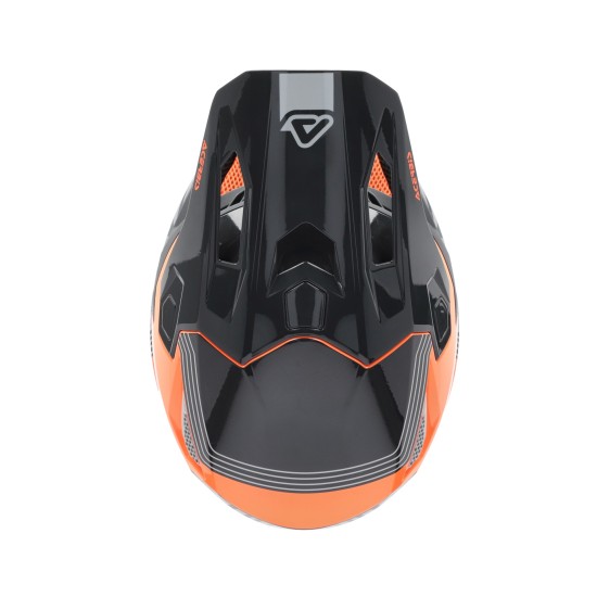 Casco Acerbis Whoops Grey Orange - Micasco.es - Tu tienda de cascos de moto