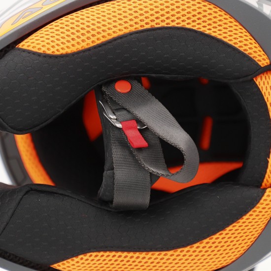 Casco Acerbis Whoops Grey Orange - Micasco.es - Tu tienda de cascos de moto
