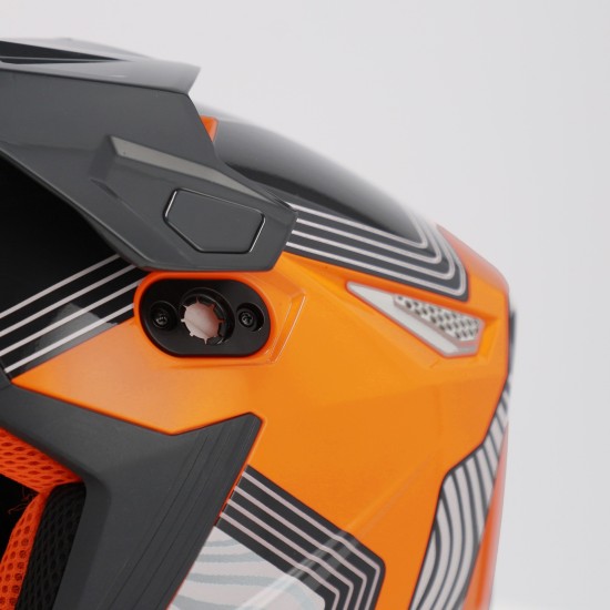 Casco Acerbis Whoops Grey Orange - Micasco.es - Tu tienda de cascos de moto