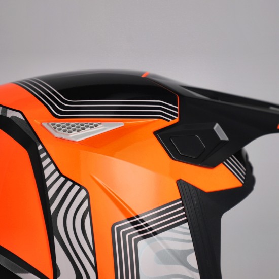 Casco Acerbis Whoops Grey Orange - Micasco.es - Tu tienda de cascos de moto
