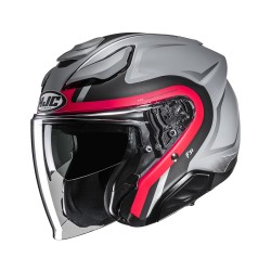 Casco jet HJC F31 BASK MC1SF