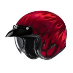 Casco jet HJC V31 FIRO MC1 - Micasco.es - Tu tienda de cascos de moto