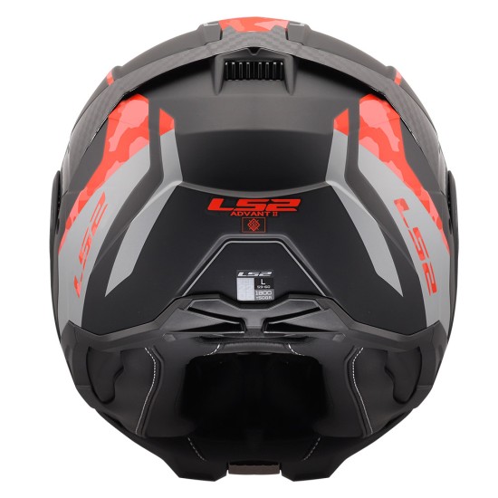 Casco LS2 FF910 ADVANT II GLIDE Matt Black Grey Red - Micasco.es - Tu tienda de cascos de moto
