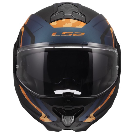 Casco LS2 FF910 ADVANT II GLIDE Matt Black Orange - Micasco.es - Tu tienda de cascos de moto