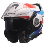 LS2 FF901 ADVANT X NOVA Gloss White Blue Red - Micasco.es - Tu tienda de cascos de moto