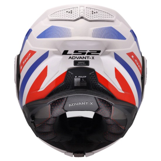 LS2 FF901 ADVANT X NOVA Gloss White Blue Red - Micasco.es - Tu tienda de cascos de moto