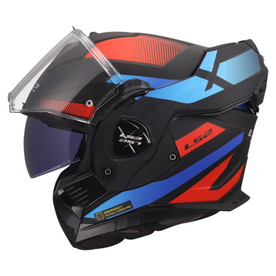 LS2 FF901 ADVANT X NOVA Matt Black Red Blue - Micasco.es - Tu tienda de cascos de moto