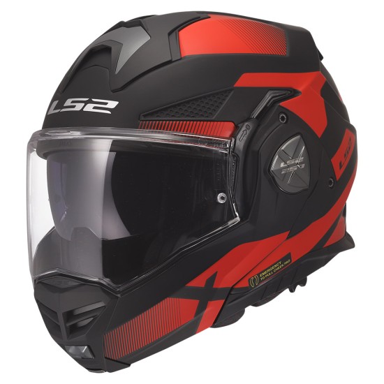 LS2 FF901 ADVANT X NOVA Matt Black Red - Micasco.es - Tu tienda de cascos de moto