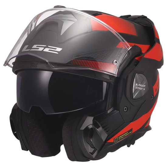LS2 FF901 ADVANT X NOVA Matt Black Red - Micasco.es - Tu tienda de cascos de moto
