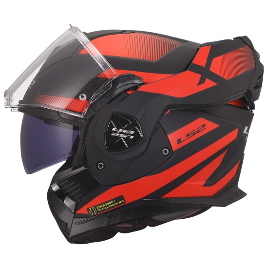 LS2 FF901 ADVANT X NOVA Matt Black Red - Micasco.es - Tu tienda de cascos de moto