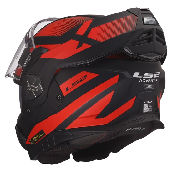 LS2 FF901 ADVANT X NOVA Matt Black Red - Micasco.es - Tu tienda de cascos de moto