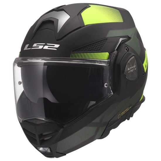 LS2 FF901 ADVANT X NOVA Matt Black H-V Yellow - Micasco.es - Tu tienda de cascos de moto