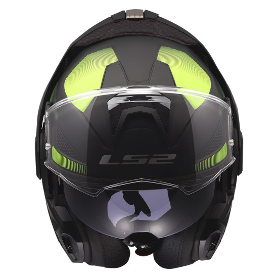 LS2 FF901 ADVANT X NOVA Matt Black H-V Yellow - Micasco.es - Tu tienda de cascos de moto