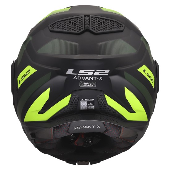 LS2 FF901 ADVANT X NOVA Matt Black H-V Yellow - Micasco.es - Tu tienda de cascos de moto
