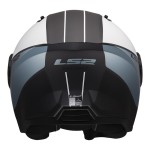 Casco jet LS2 OF616 Airflow II COVER Matt Grey Blue - Micasco.es - Tu tienda de cascos de moto