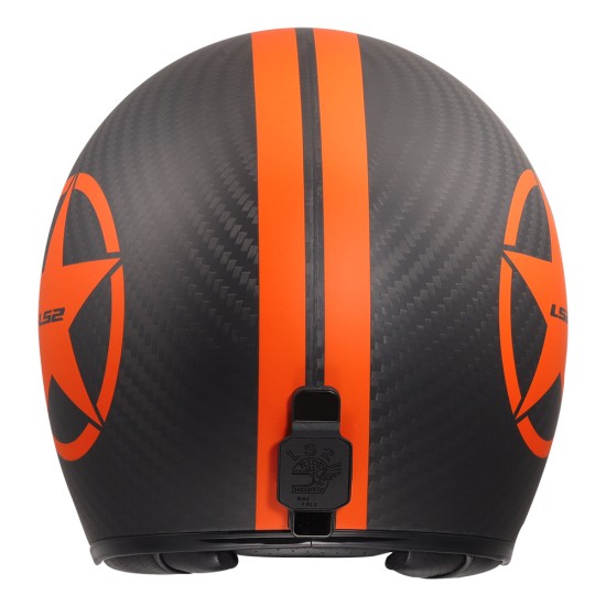 Casco jet LS2 OF601 BOB II STAR Matt Orange - Micasco.es - Tu tienda de cascos de moto