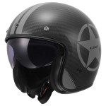 Casco jet LS2 OF601 BOB II STAR Gloss Grey - Micasco.es - Tu tienda de cascos de moto