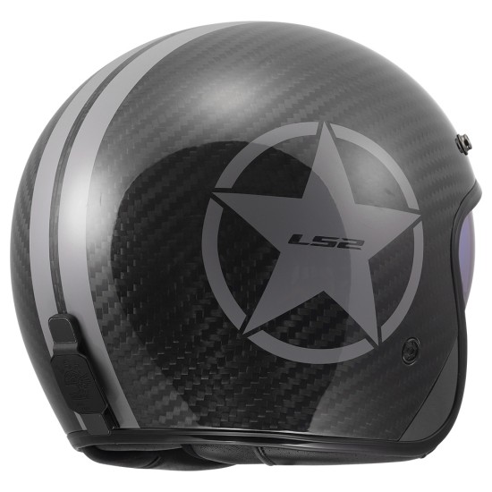 Casco jet LS2 OF601 BOB II STAR Gloss Grey - Micasco.es - Tu tienda de cascos de moto