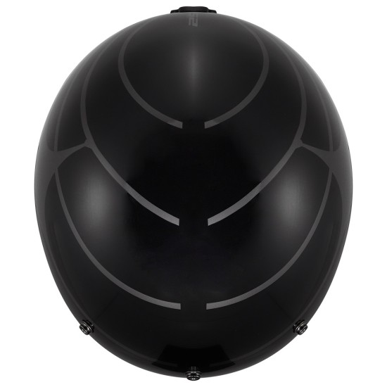 Casco jet LS2 OF601 BOB II COSMIC Gloss Black Grey - Micasco.es - Tu tienda de cascos de moto