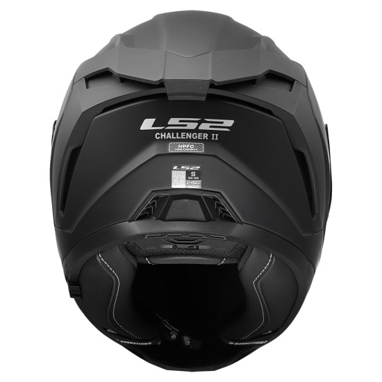LS2 FF817 CHALLENGER II BLACK Matt - Micasco.es - Tu tienda de cascos de moto