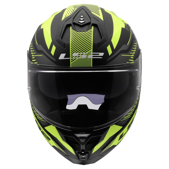 LS2 FF817 CHALLENGER II DRAVIX Matt H-V Yellow - Micasco.es - Tu tienda de cascos de moto
