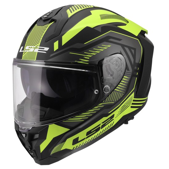 LS2 FF817 CHALLENGER II DRAVIX Matt H-V Yellow - Micasco.es - Tu tienda de cascos de moto