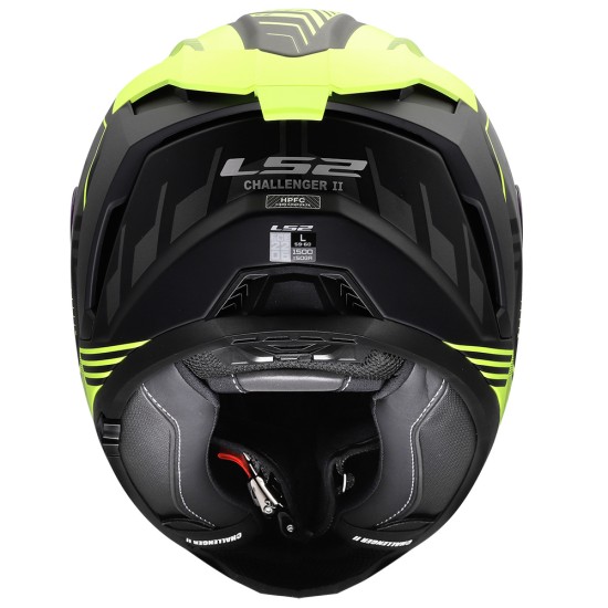 LS2 FF817 CHALLENGER II DRAVIX Matt H-V Yellow - Micasco.es - Tu tienda de cascos de moto