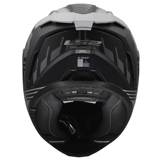 LS2 FF817 CHALLENGER II DRAVIX Matt Grey - Micasco.es - Tu tienda de cascos de moto