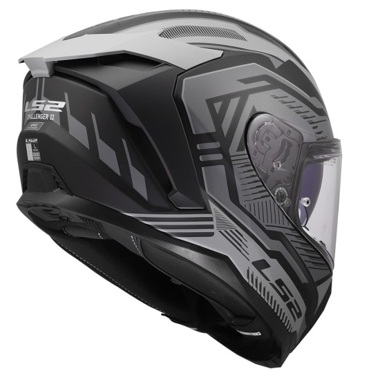 LS2 FF817 CHALLENGER II DRAVIX Matt Grey - Micasco.es - Tu tienda de cascos de moto