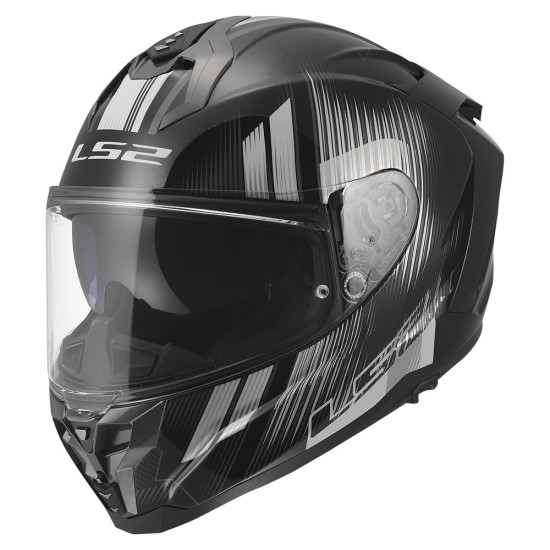 LS2 FF817 CHALLENGER II NITRO Gloss Black Grey - Micasco.es - Tu tienda de cascos de moto