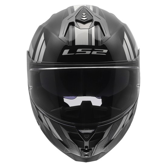 LS2 FF817 CHALLENGER II NITRO Gloss Black Grey - Micasco.es - Tu tienda de cascos de moto
