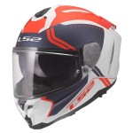 LS2 FF817 CHALLENGER II TITAN Matt White Blue Red - Micasco.es - Tu tienda de cascos de moto