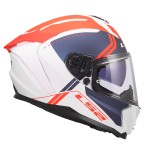 LS2 FF817 CHALLENGER II TITAN Matt White Blue Red - Micasco.es - Tu tienda de cascos de moto