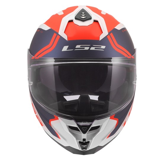 LS2 FF817 CHALLENGER II TITAN Matt White Blue Red - Micasco.es - Tu tienda de cascos de moto