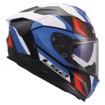 LS2 FF817 CHALLENGER II VIPER Gloss White Blue Red - Micasco.es - Tu tienda de cascos de moto