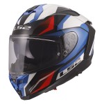 LS2 FF817 CHALLENGER II VIPER Gloss White Blue Red - Micasco.es - Tu tienda de cascos de moto