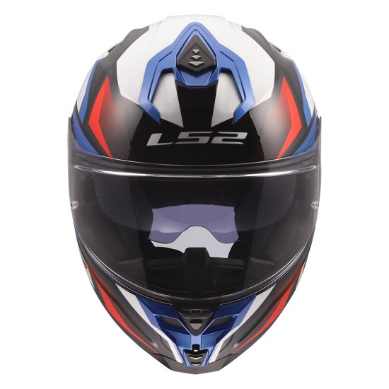 LS2 FF817 CHALLENGER II VIPER Gloss White Blue Red - Micasco.es - Tu tienda de cascos de moto