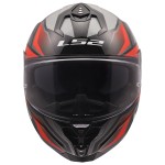 LS2 FF817 CHALLENGER II VIPER Gloss Grey Red - Micasco.es - Tu tienda de cascos de moto