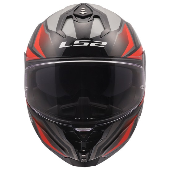 LS2 FF817 CHALLENGER II VIPER Gloss Grey Red - Micasco.es - Tu tienda de cascos de moto