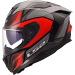 LS2 FF817 CHALLENGER II VIPER Gloss Grey Red - Micasco.es - Tu tienda de cascos de moto