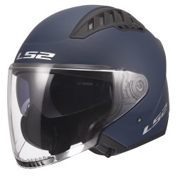 Casco jet LS2 OF600 Copter II NAVY BLUE Matt