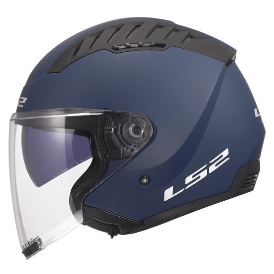 Casco jet LS2 OF600 Copter II NAVY BLUE Matt - Micasco.es - Tu tienda de cascos de moto