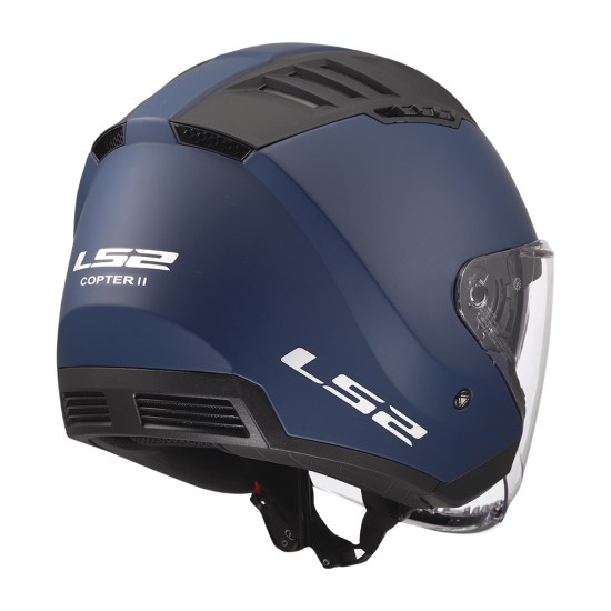Casco jet LS2 OF600 Copter II NAVY BLUE Matt - Micasco.es - Tu tienda de cascos de moto