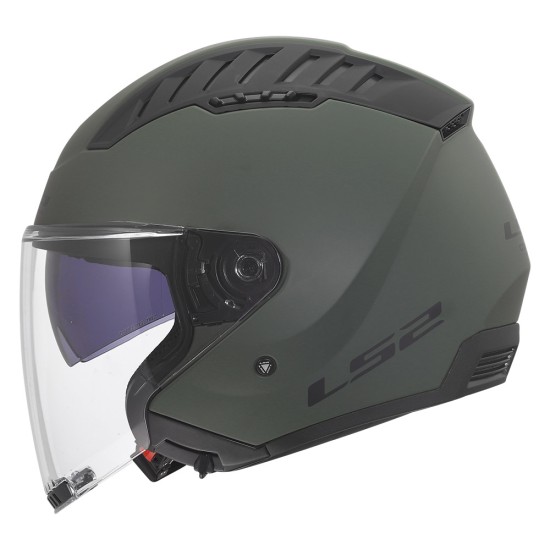 Casco jet LS2 OF600 Copter II MILITARY GREEN Matt - Micasco.es - Tu tienda de cascos de moto