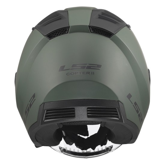 Casco jet LS2 OF600 Copter II MILITARY GREEN Matt - Micasco.es - Tu tienda de cascos de moto