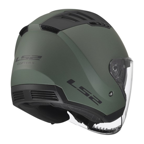 Casco jet LS2 OF600 Copter II MILITARY GREEN Matt - Micasco.es - Tu tienda de cascos de moto