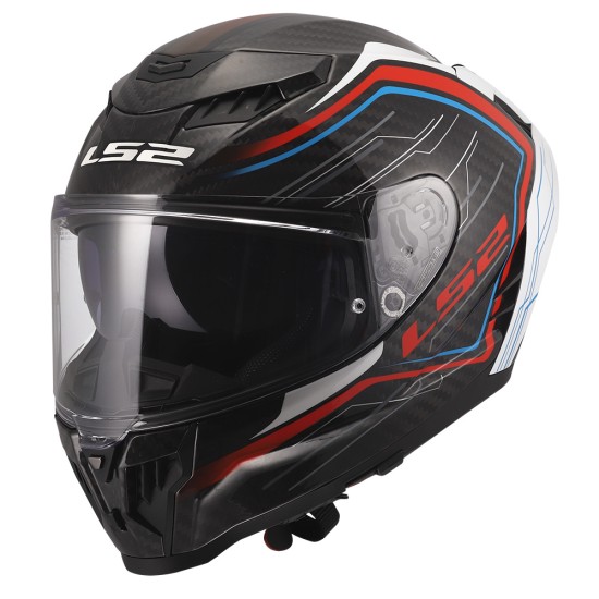 Casco integral LS2 FF807 DRAGON SUBIC Gloss White Blue Red - Micasco.es - Tu tienda de cascos de moto