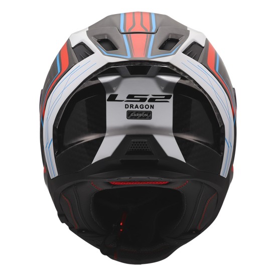 Casco integral LS2 FF807 DRAGON SUBIC Gloss White Blue Red - Micasco.es - Tu tienda de cascos de moto
